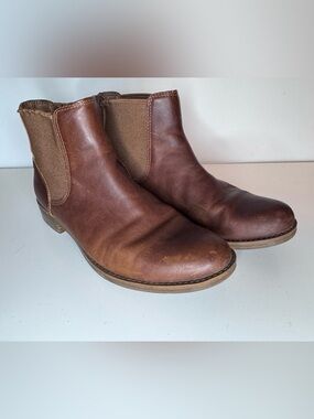 Timberland Women’s Brown Leather low Chelsea Boots